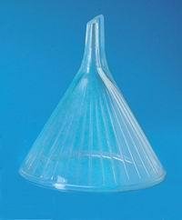 Ribbed Glass Filtering Funnel 5.75 x 6 Inches-16 oz