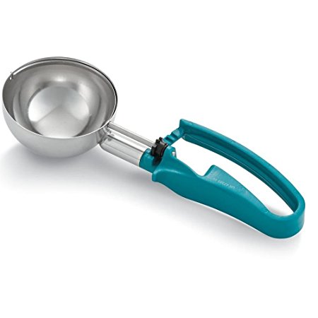 Vollrath 47389 Teal Handled 6 Ounce Squeeze Disher