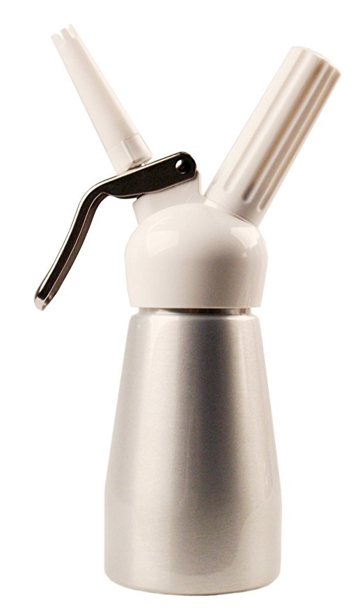 Mosa Bestwhip Whipped Cream Dispenser (Brush Aluminum, 250 ml)