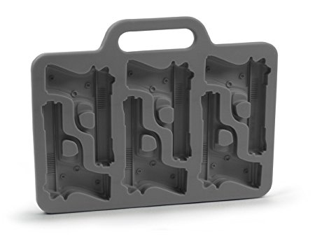 Fred & Friends Freeze Handgun-Shaped Ice-Cube Tray, Set of 2