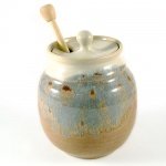 Clay Honey Pot