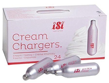 iSi North America N2O Cream Chargers, 24-Pack
