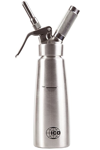 Impeccable Culinary Objects (ICO) Professional Stainless Steel Cream Whipper, 1 L, Silver