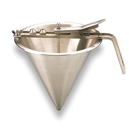 Matfer Bourgeat Stainless Steel 2 Qt Confectionary Funnel w/ 3 Nozzles