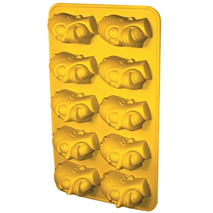 ICUP The Simpsons - Homer Head Molded Yellow Rubber Ice Cube Tray