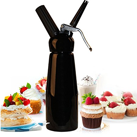 Mosa Bestwhip Whipped Cream Dispenser (Black, 500 ml)