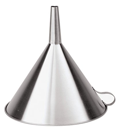Paderno World Cuisine Stainless Steel Funnel - 11 7/8-inch Dia
