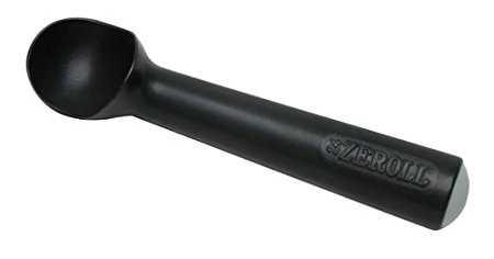 Zeroll 1024-ZT Zerolon Hardcoat Anodized Commercial Ice Cream Scoop with Unique Liquid Filled Heat Conductive Handle Easy Release 48 Scoops per Gallon Made in USA, 1.5-Ounce, Black