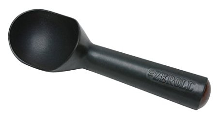Zeroll 1010-ZT Zerolon Hardcoat Anodized Commercial Ice Cream Scoop with Unique Liquid Filled Heat Conductive Handle Easy Release 20 Scoops per Gallon Made in USA, 4-Ounce, Silver