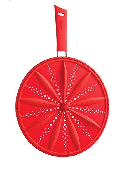 ORKA A64310 Silicone Lid and Splatter Guard, Red