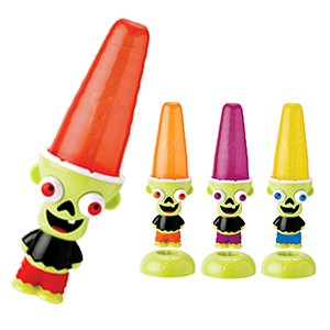 Joie Zombie Popsicle Maker (4 Pack), Multicolor