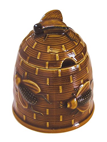 CybrTrayd R&M Ceramic Honey Pot, Multicolor